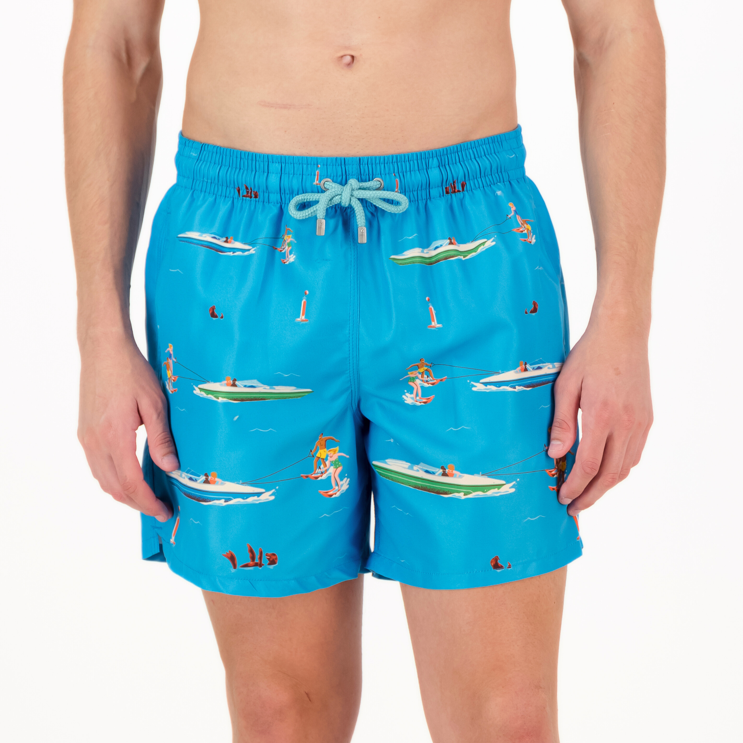 Mid-length Swim Shorts | Knysna Skier / Scuba Blue