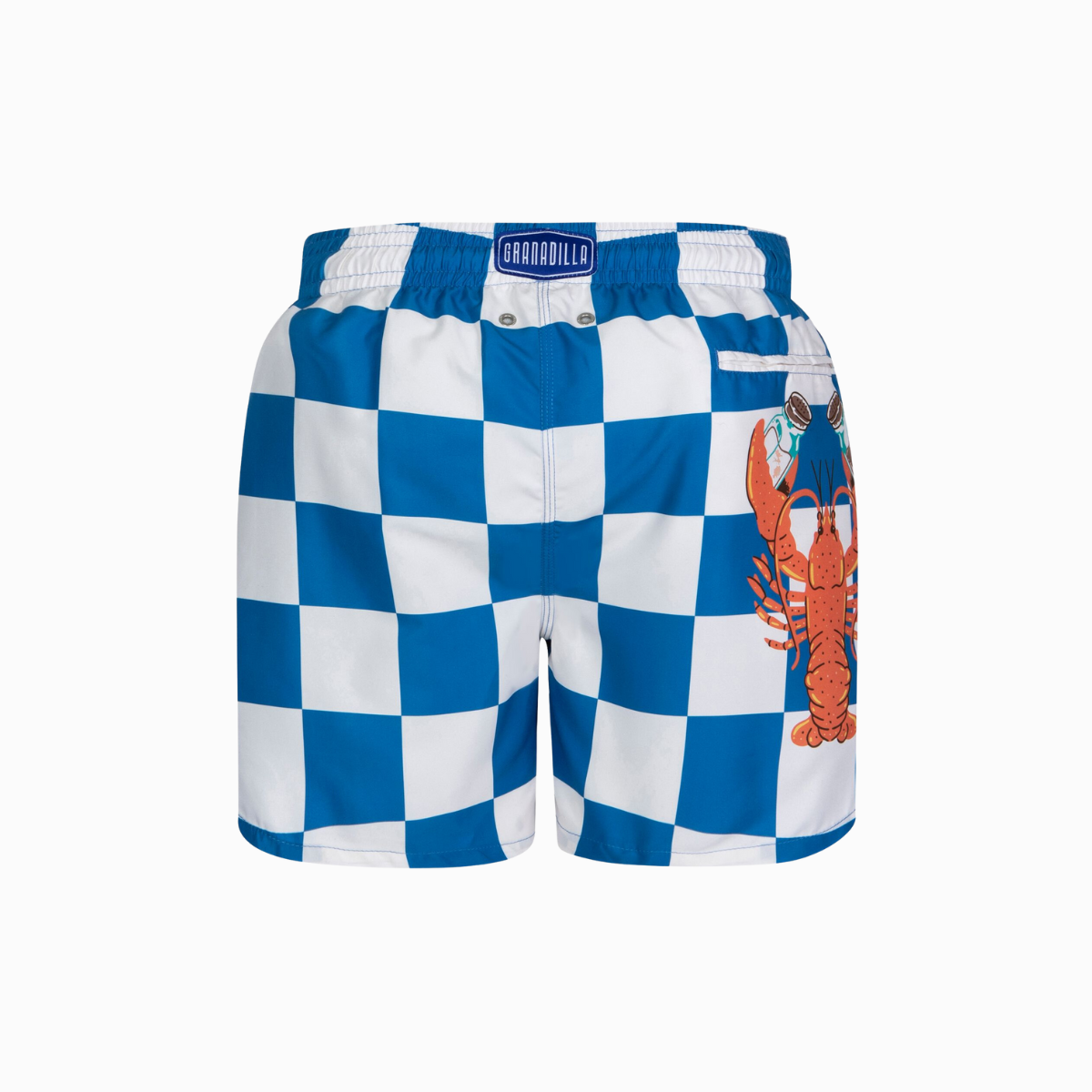 Mid-length Swim Shorts | Lobster / Blue