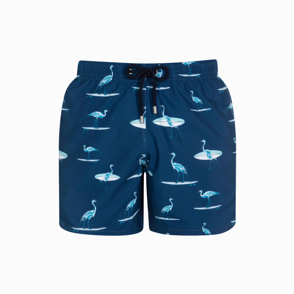 Mid length Swim Shorts Crane Surfer Navy Blue