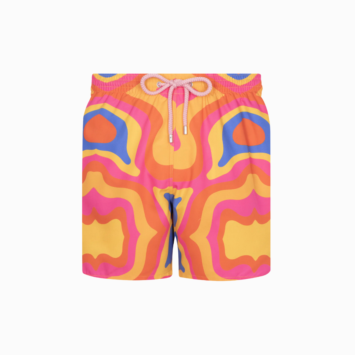 Mid-length Swim Shorts | Bright Groovy / Pink