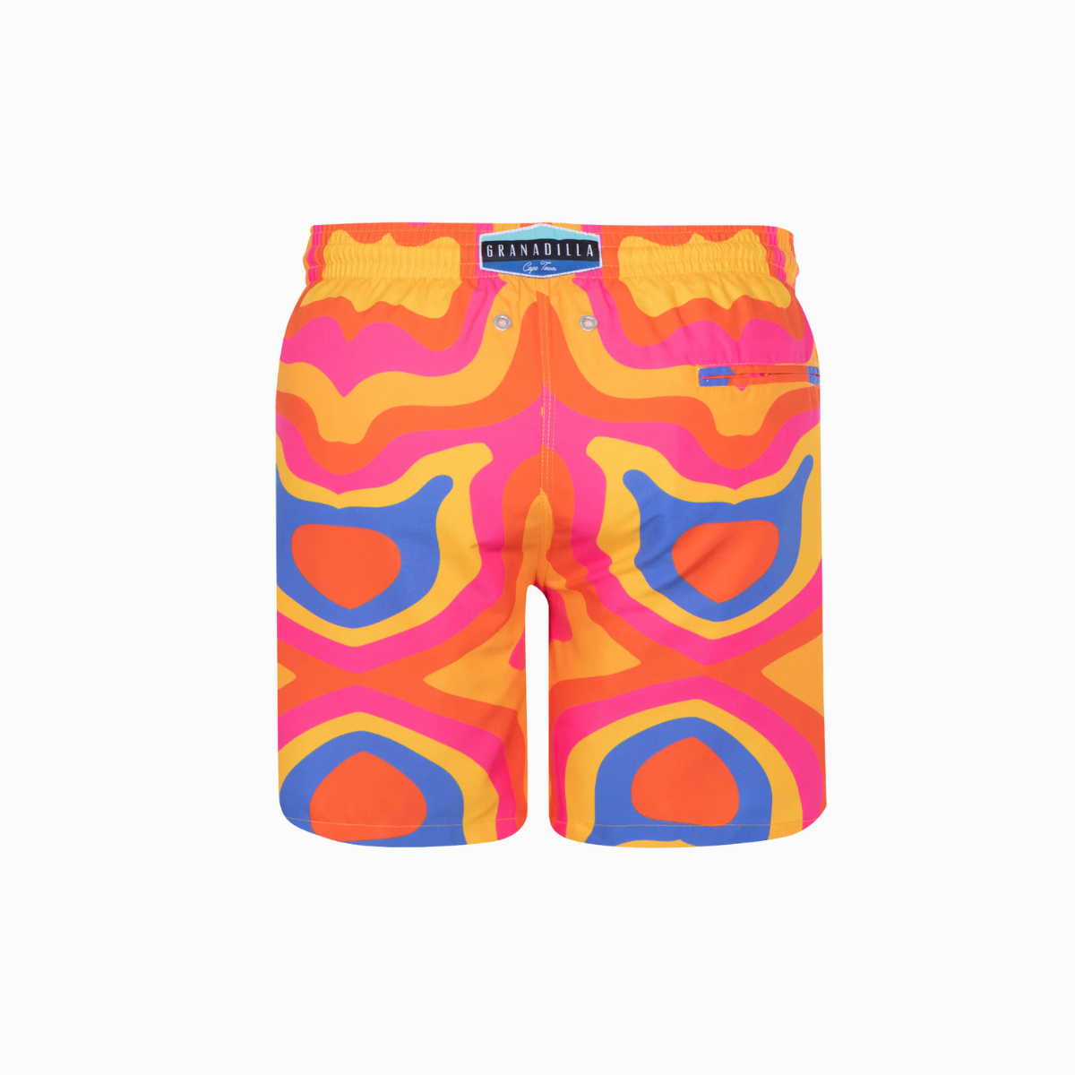 Mid-length Swim Shorts | Bright Groovy / Pink