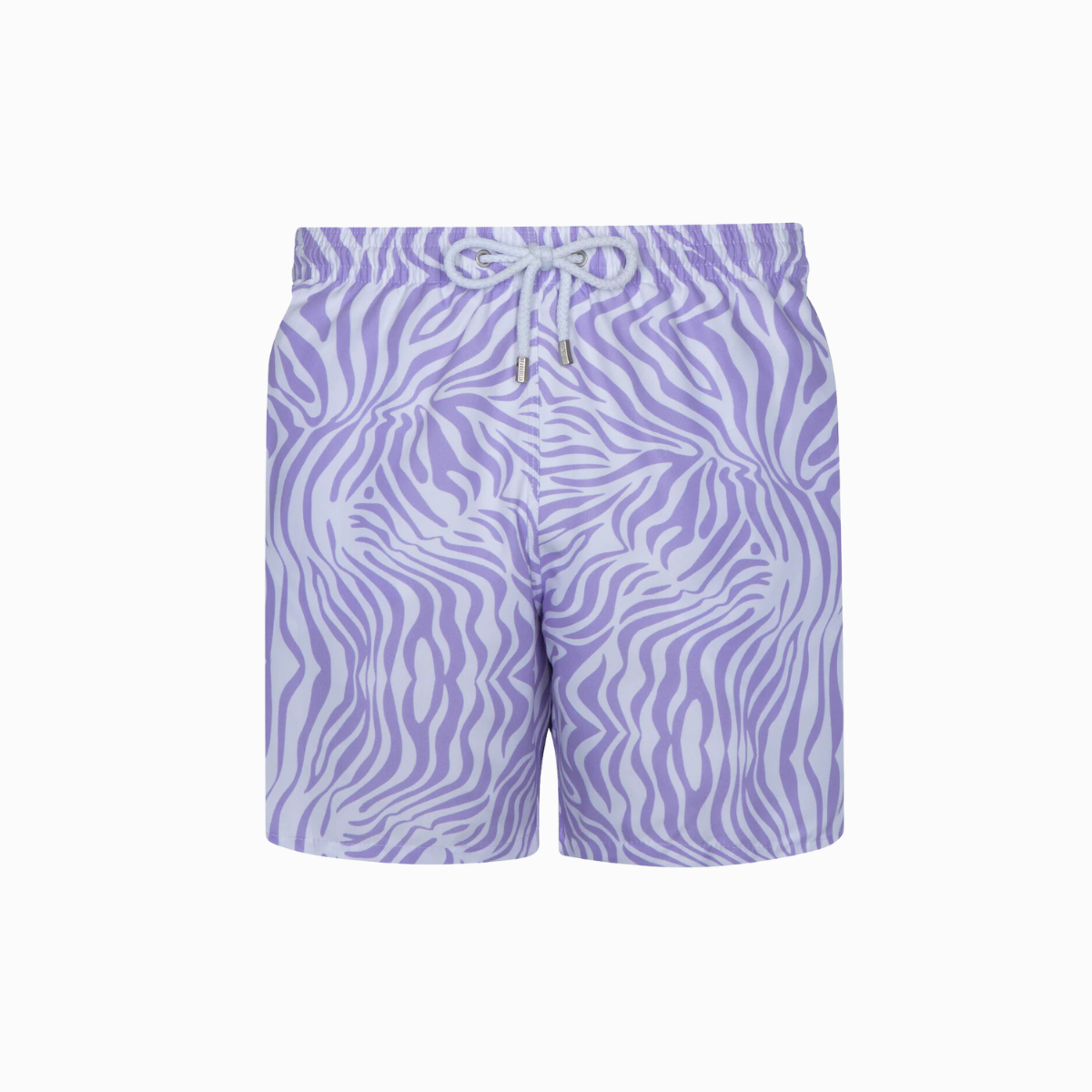 Mid-length Swim Shorts | Zebra / Lilac