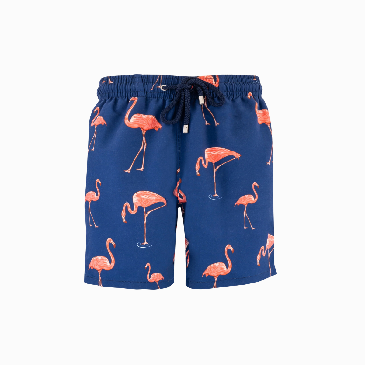 Long Swim Shorts | Big Flamingo / Navy