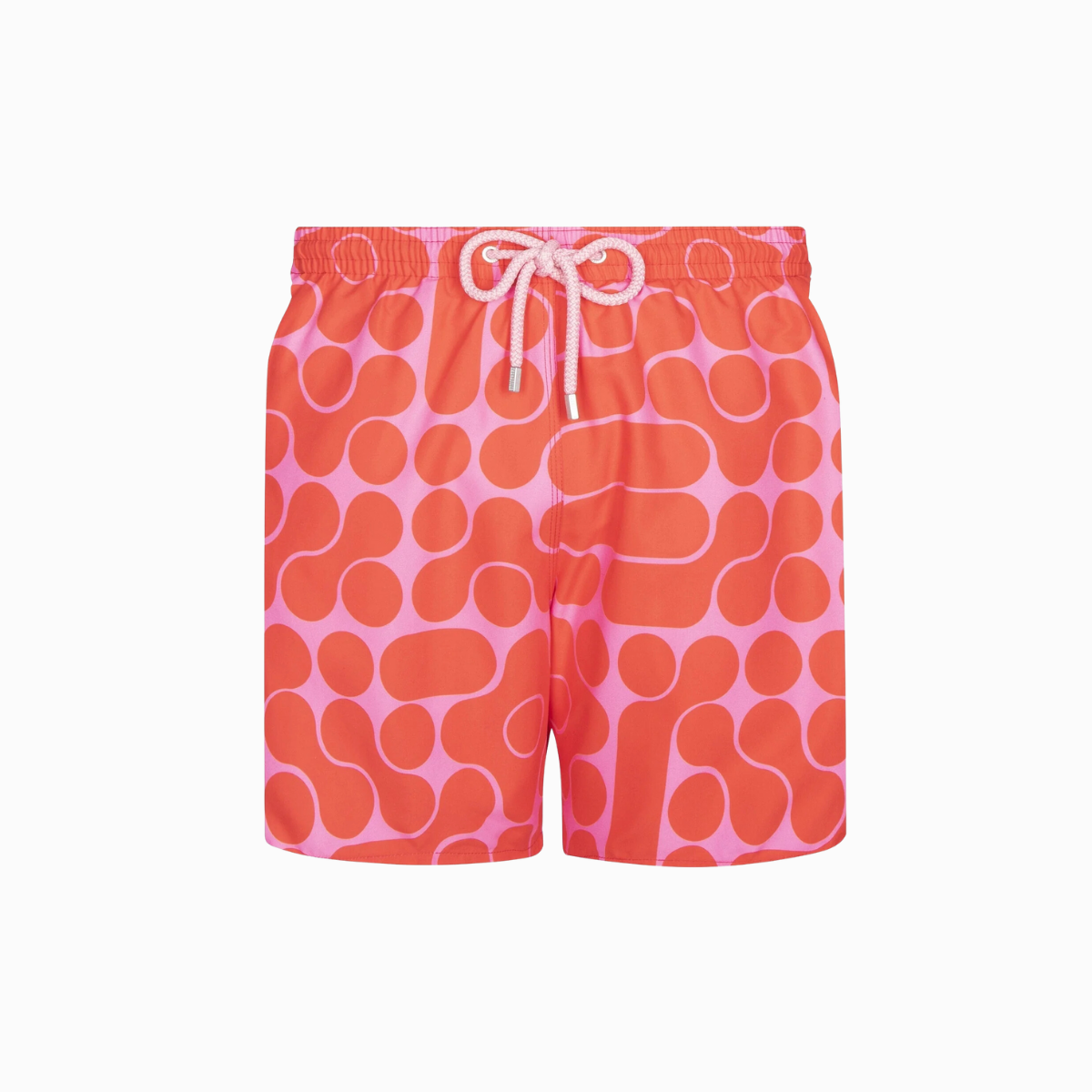 Mid-length Swim Shorts | Lava Lamp / Red