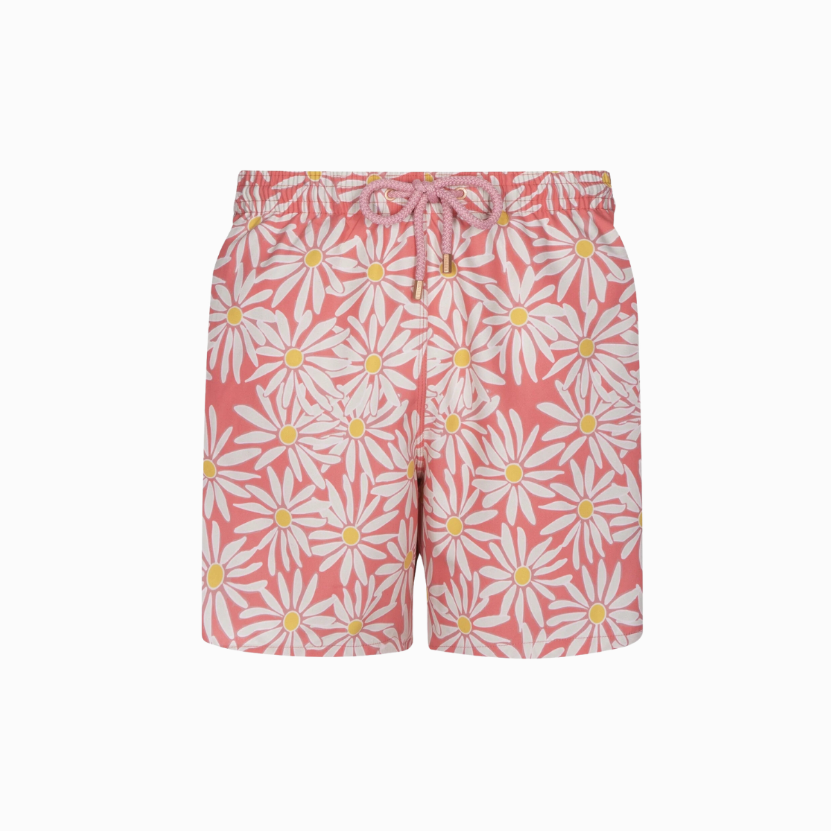 Mid-length Swim Shorts | Daisies / Pink