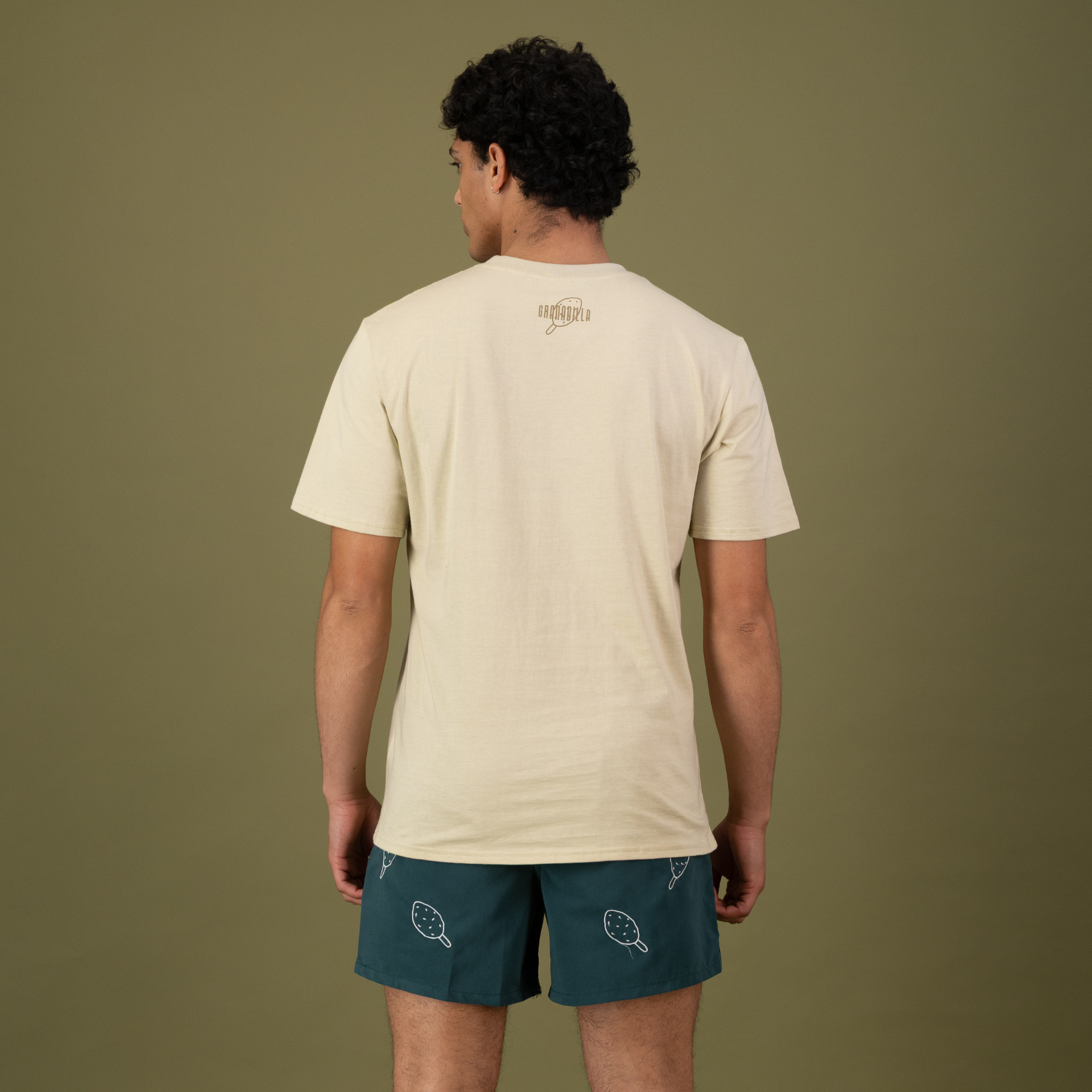 Stone Tee | Giraffe Embroidery
