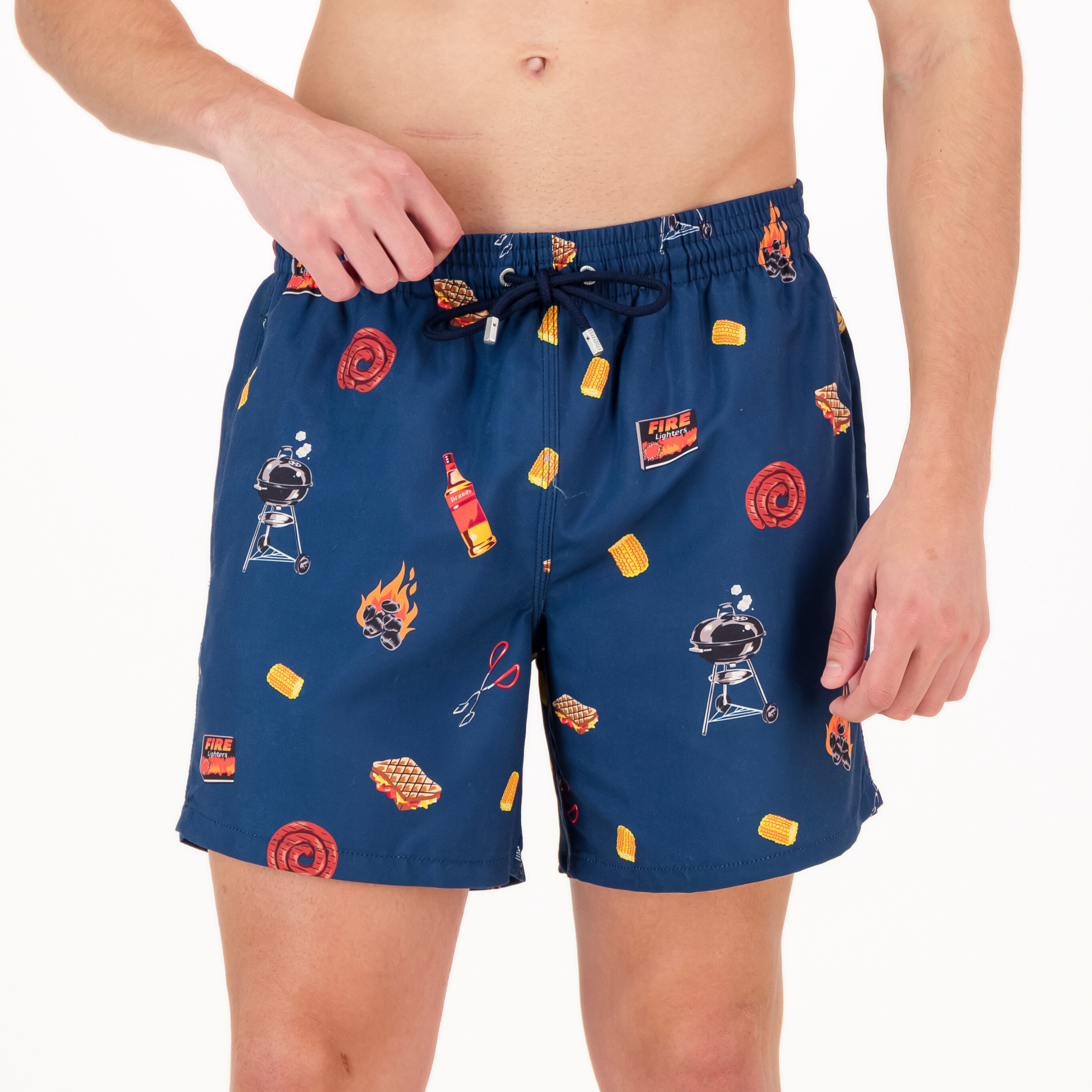 Mid-length Swim Shorts | Braai / Navy