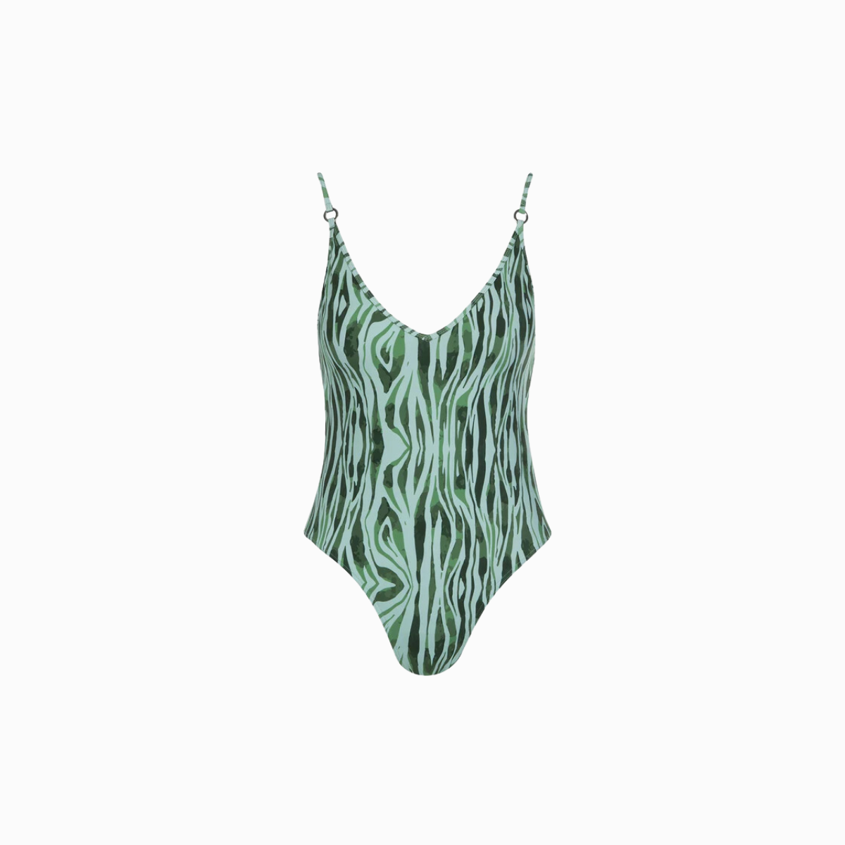 V-Neck One Piece | Malachite