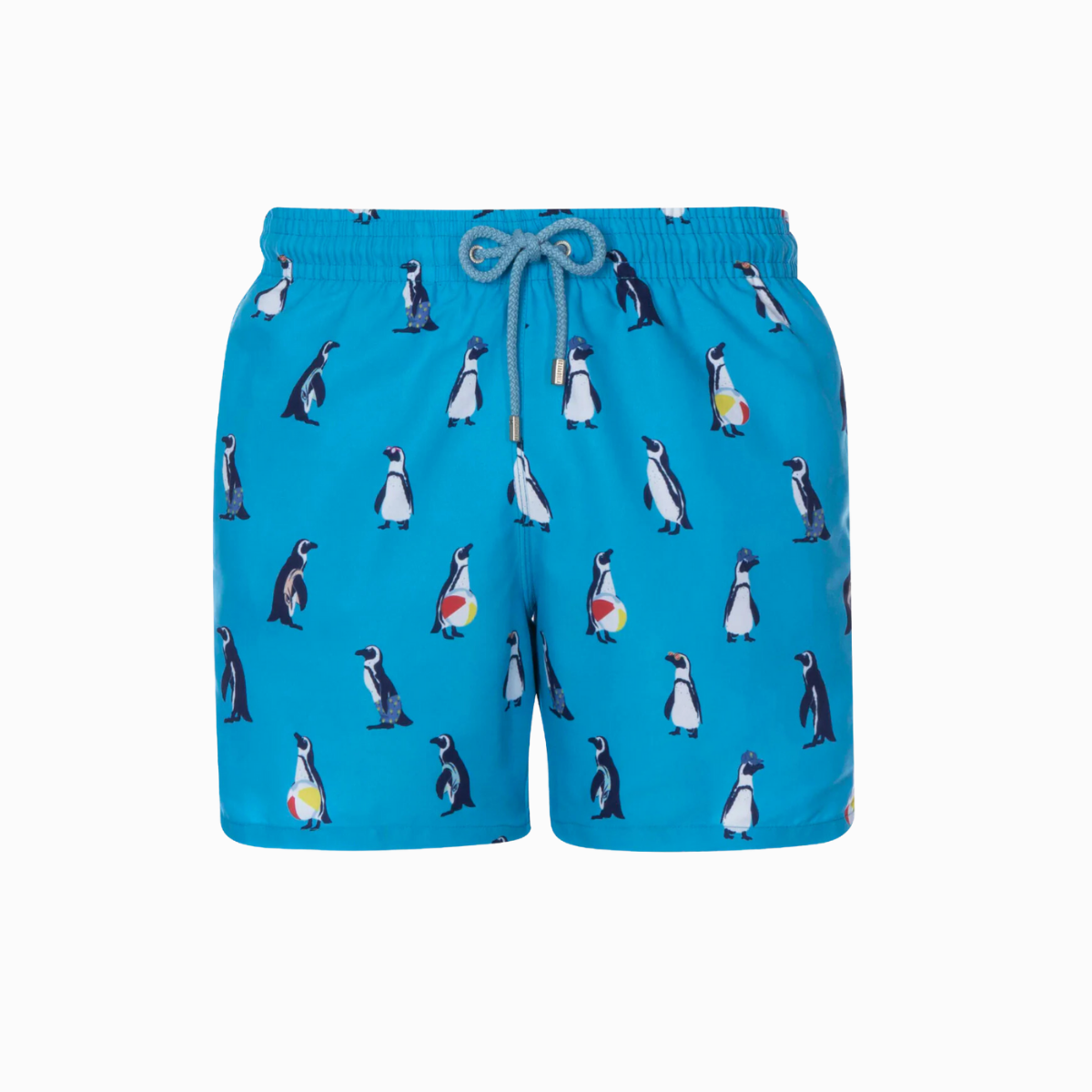 Mid-length Swim Shorts | Penguins / Blue