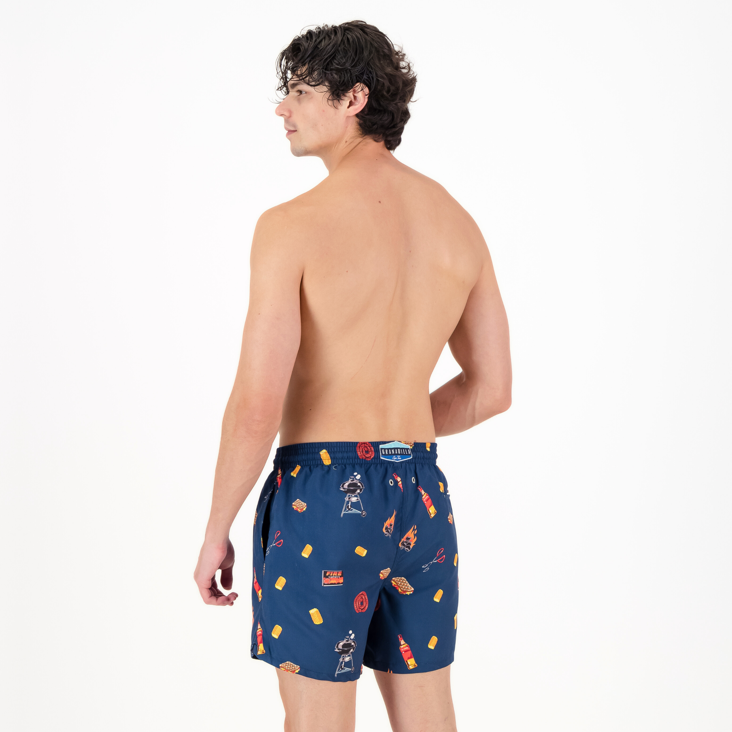 Mid-length Swim Shorts | Braai / Navy