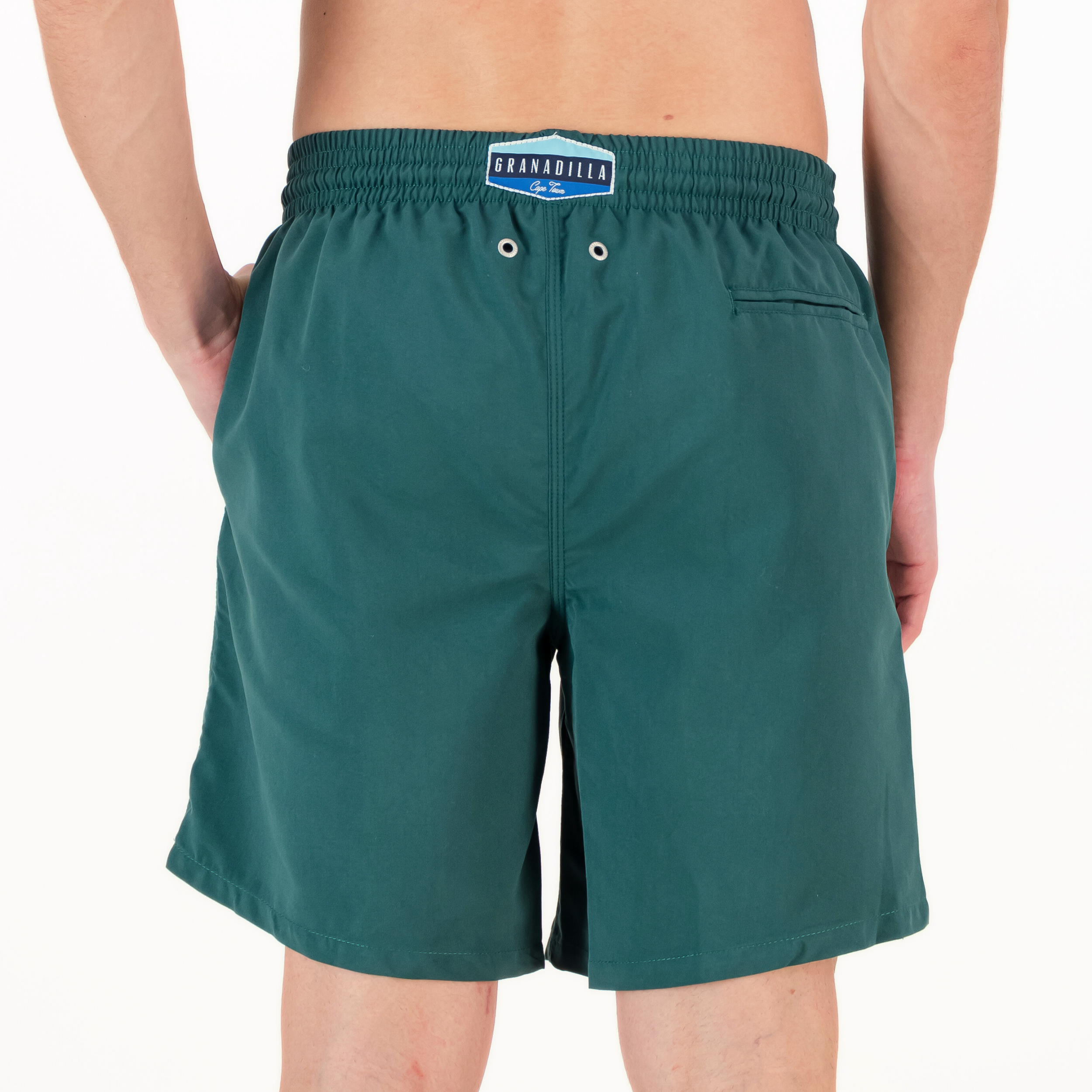 Long Swim Shorts | Plain / Emerald