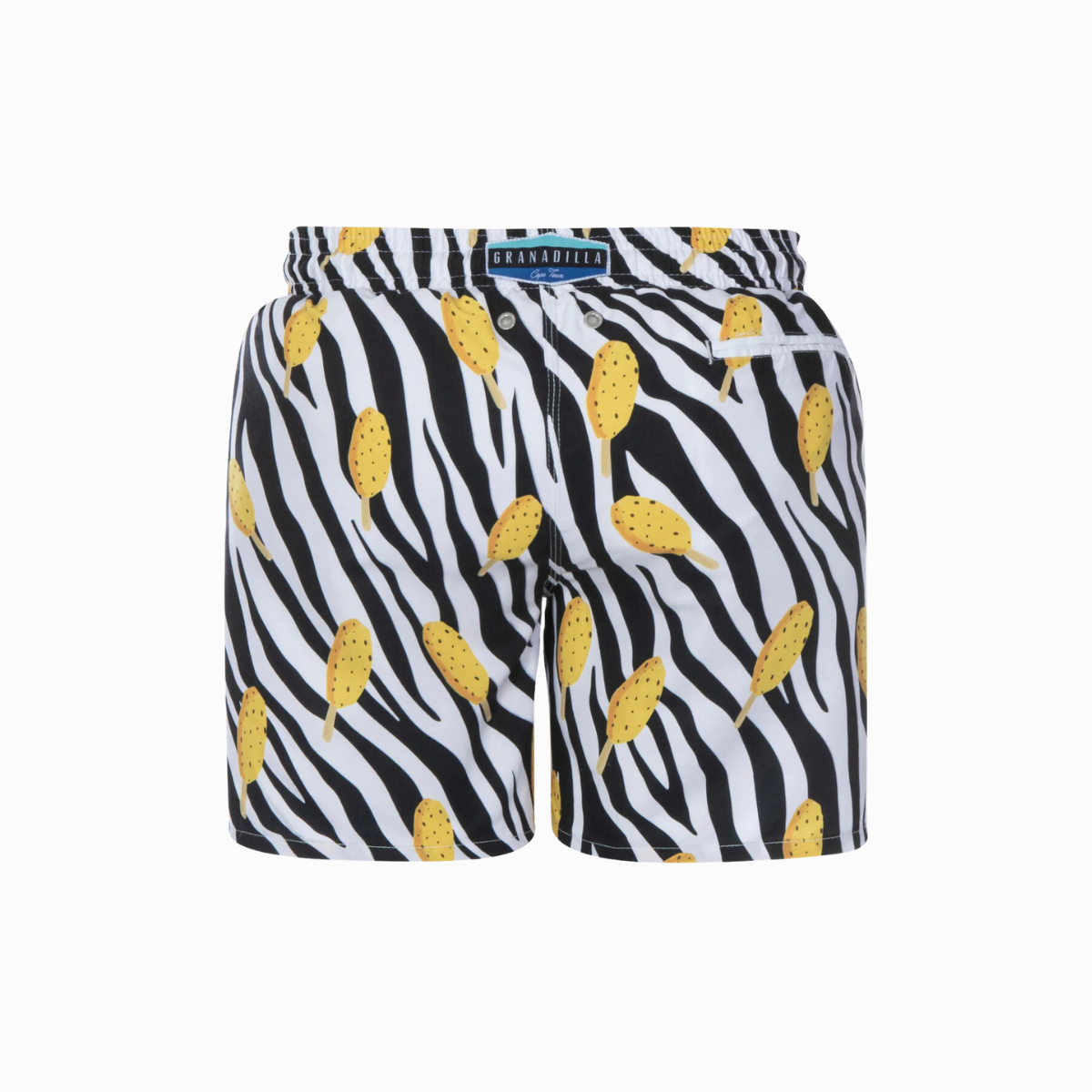 Mid-length Swim Shorts | Zebra Lolly