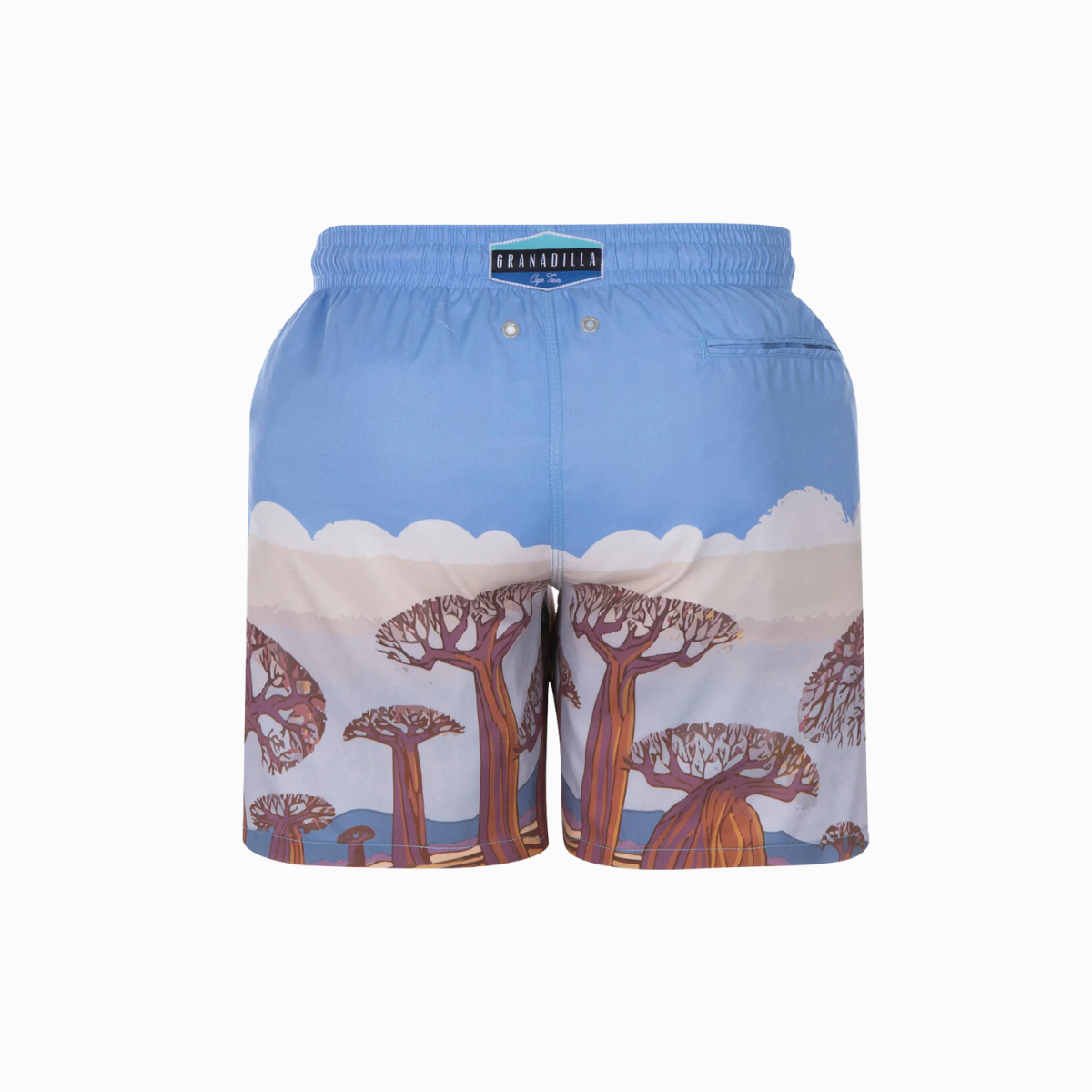 Mid-length Swim Shorts | Baobab / Blue