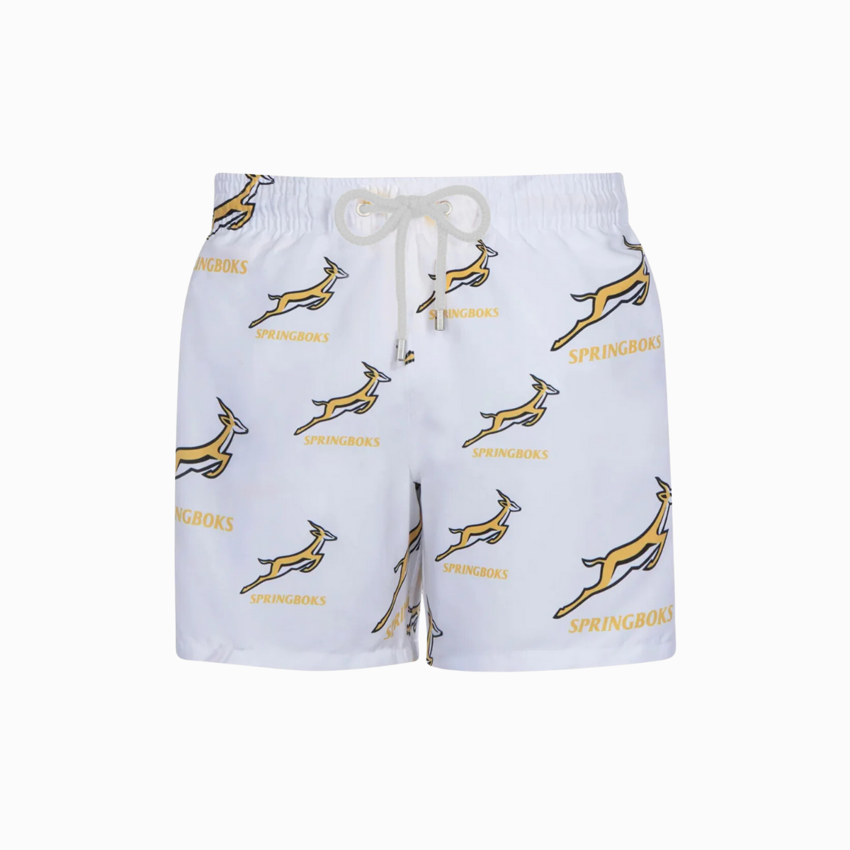 Mid-Length Swim Shorts | Springbok / White