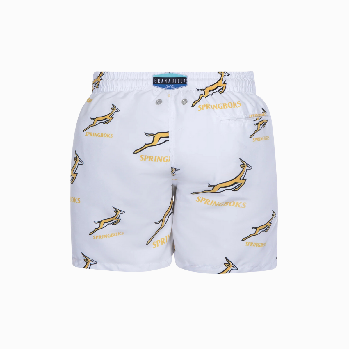 Mid-Length Swim Shorts | Springbok / White