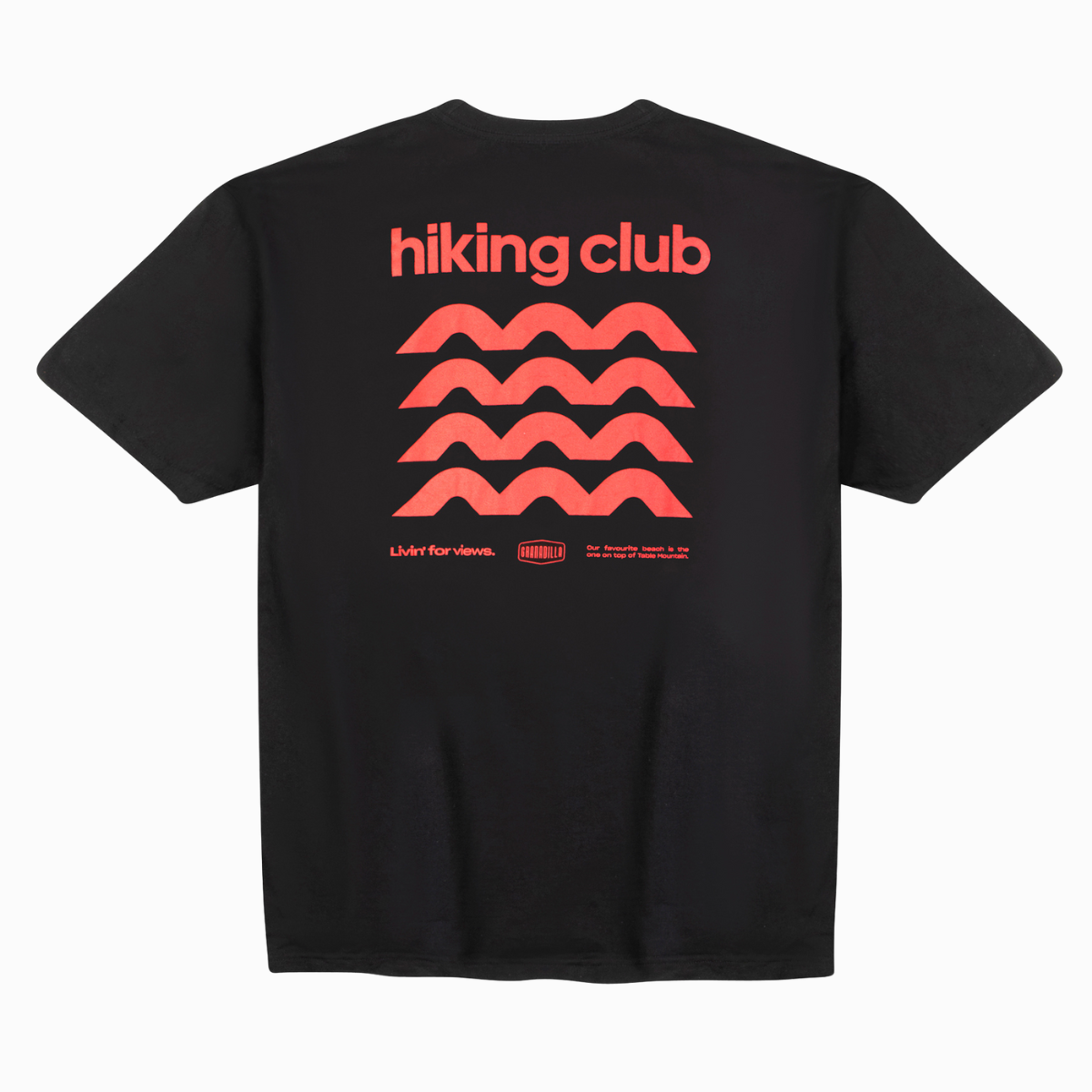 Loose Black Tee | Hiking Club