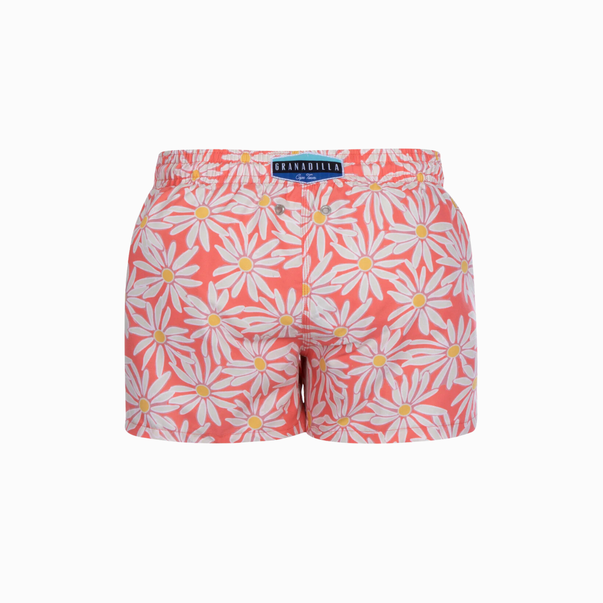 Short Swim Shorts | Daisies / Pink