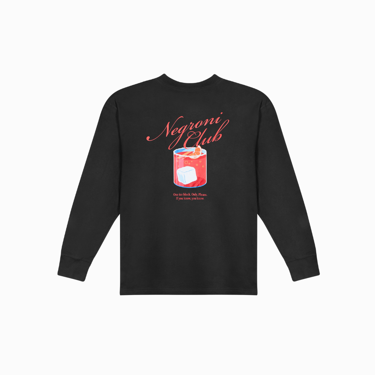 Black Long Sleeve | Negroni Club
