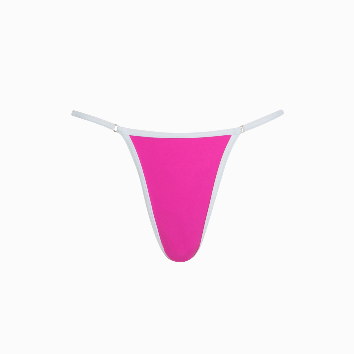 White Binding Bottoms | Magenta