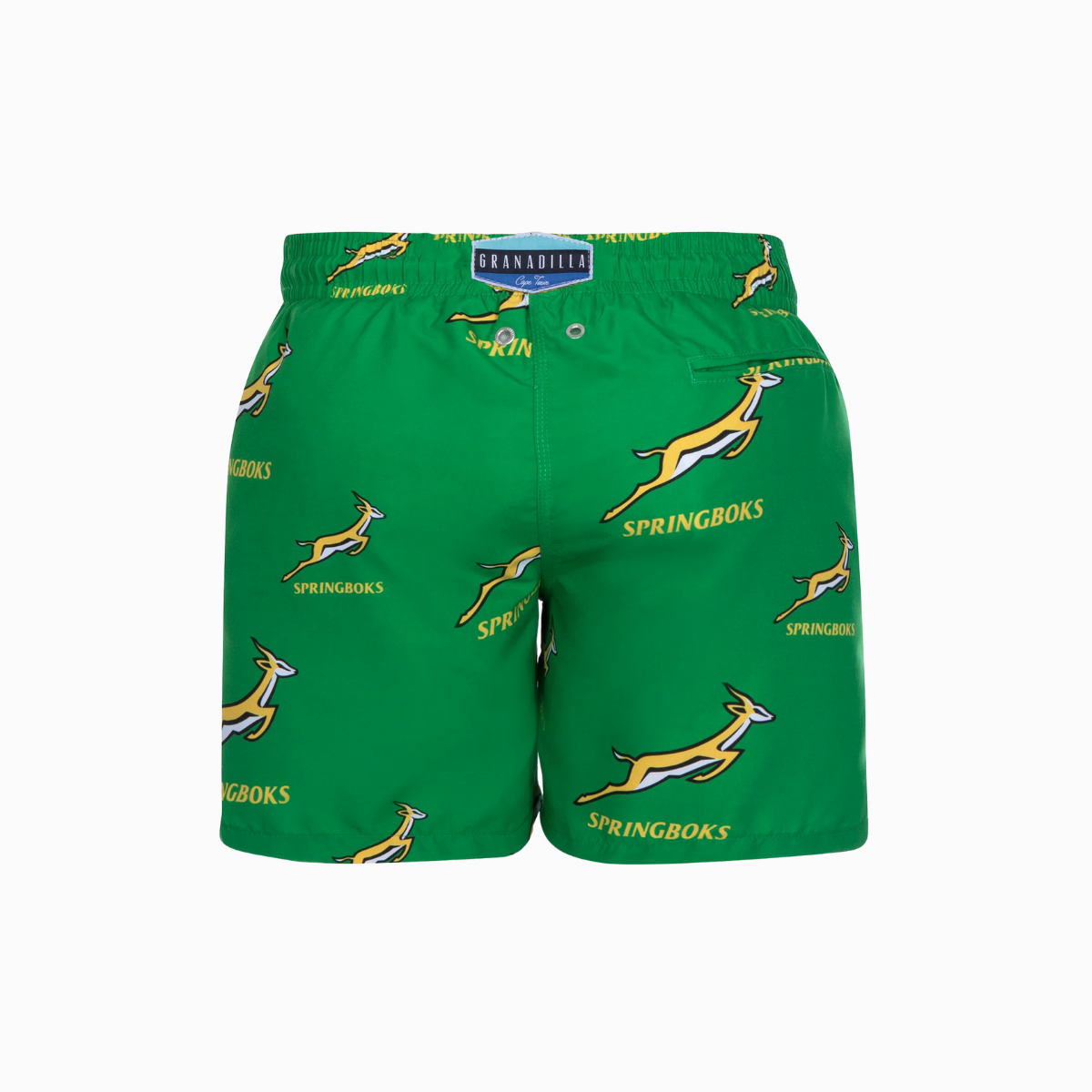 Mid-Length Swim Shorts | Springbok / Green