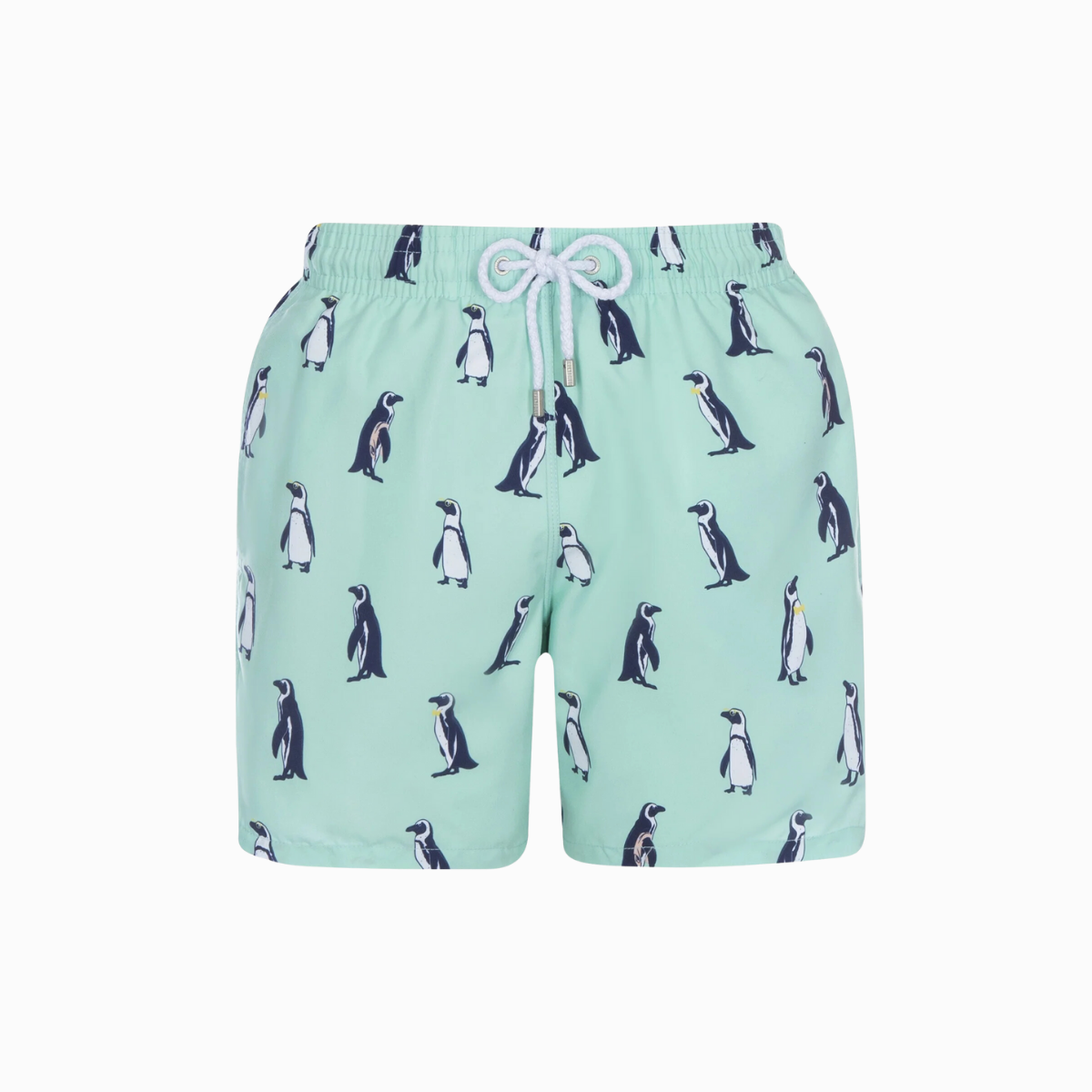 Mid-length Swim Shorts | Penguins / Mint