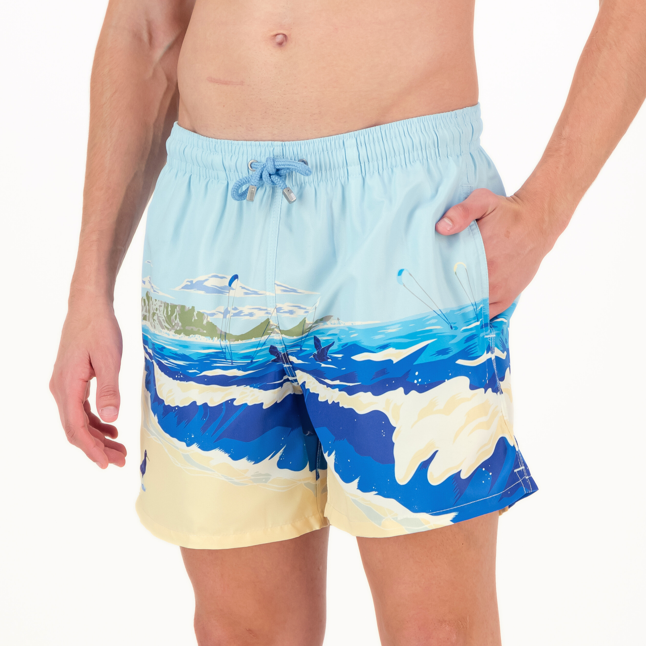 Mid-length Swim Shorts | Blouberg Beach / Blue