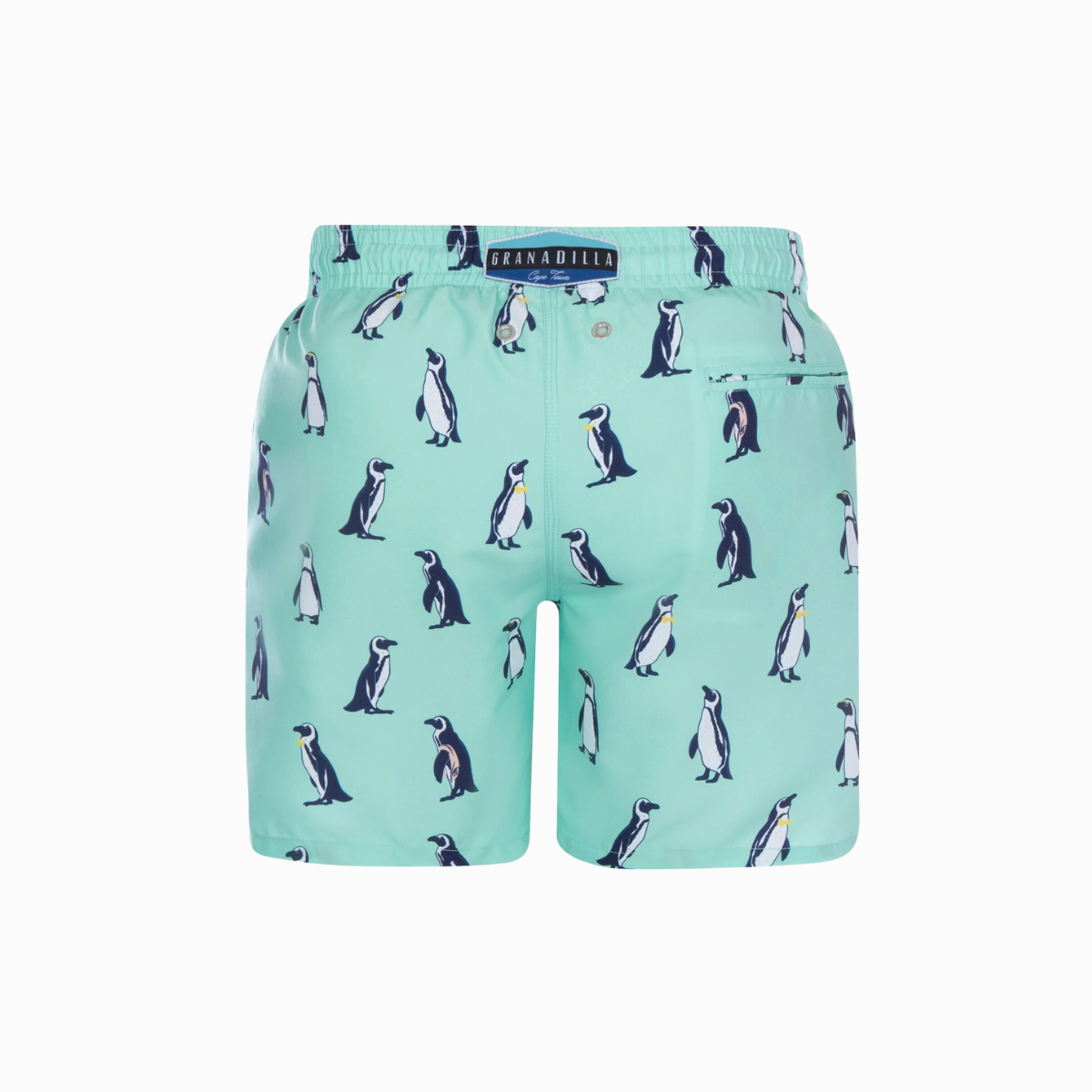 Mid-length Swim Shorts | Penguins / Mint