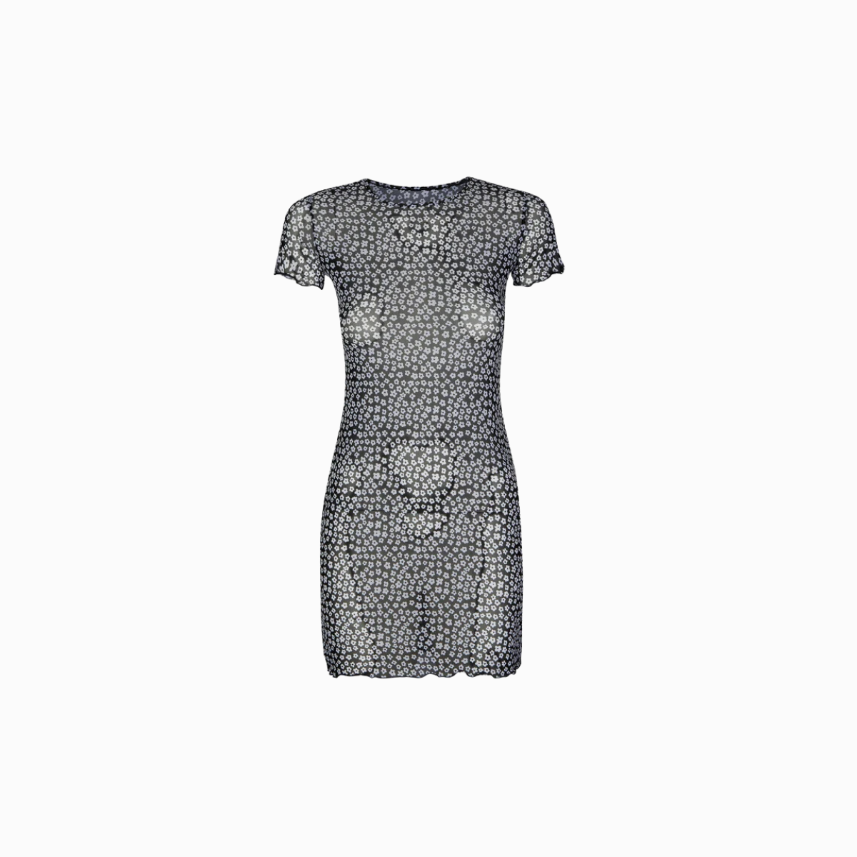 Mesh Dress | Baby Daisy Black