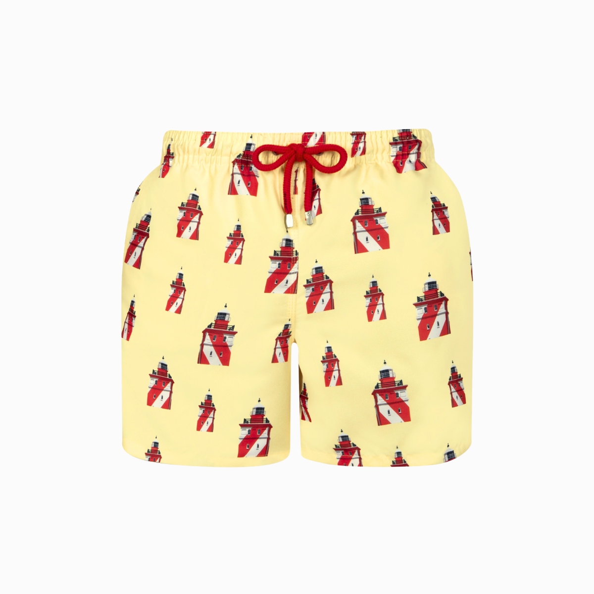 Mid-Length Swim Shorts | Lighthouse / Butter Yellow