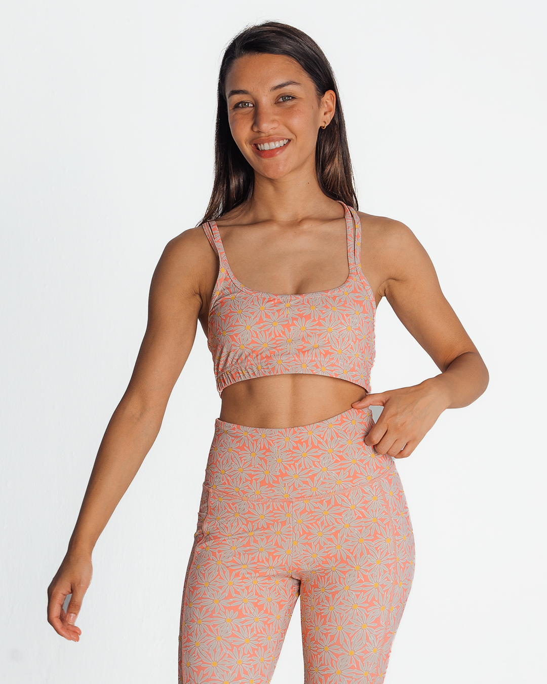 Active Crop Top | Daisies