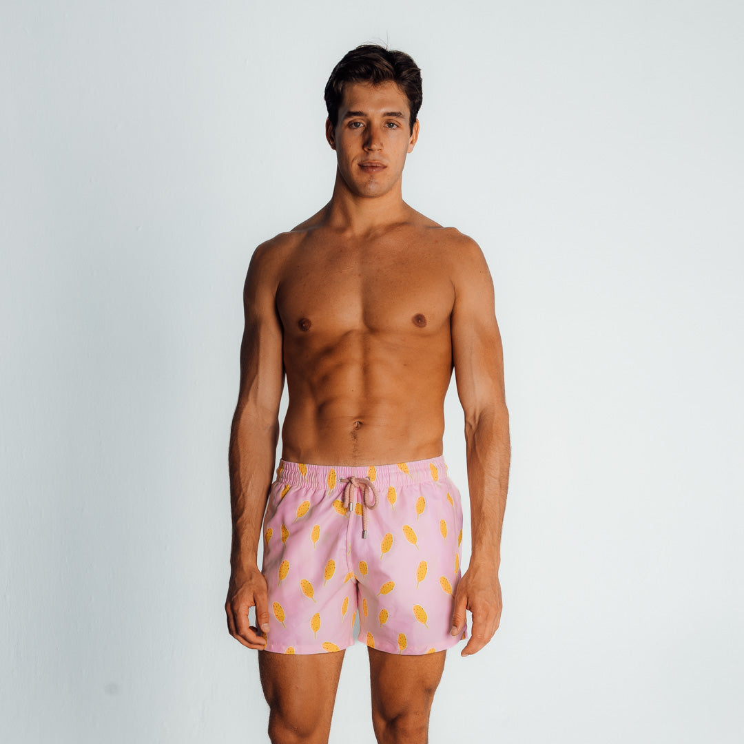 Mid-length Swim Shorts | Lollies / Pink