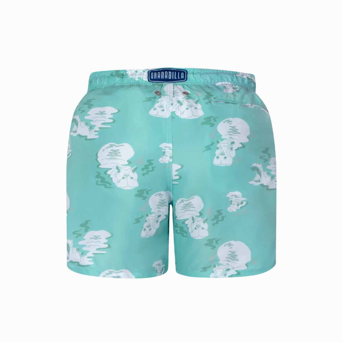 Mid-length Swim Shorts | Hippo / Mint