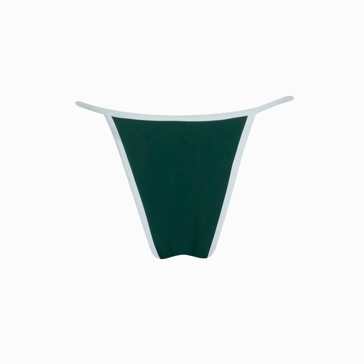 White Binding Bottoms | Emerald