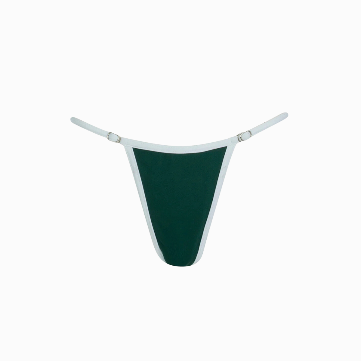 White Binding Bottoms | Emerald