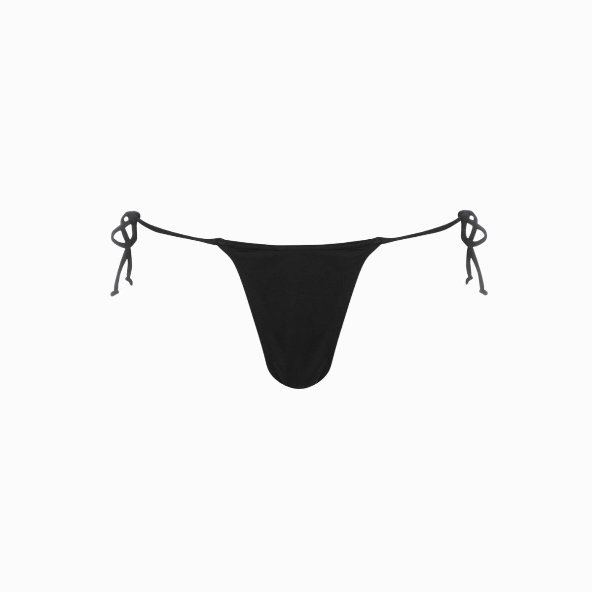 Strappy Bikini Bottoms | Black