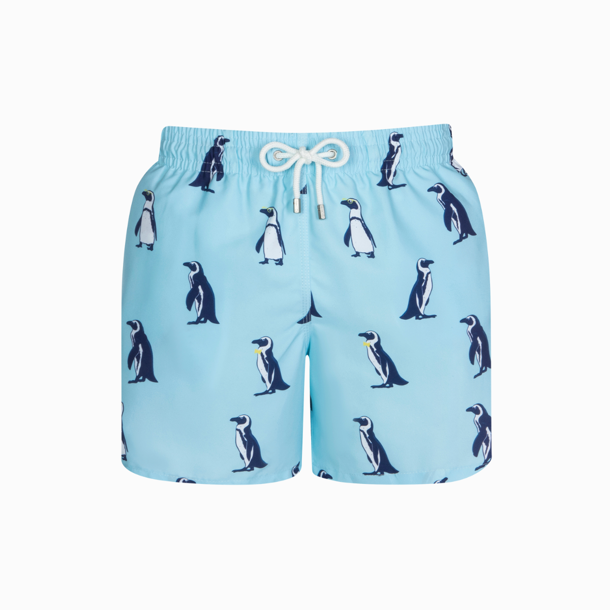 Mid-length Swim Shorts | Penguins / Bright Blue