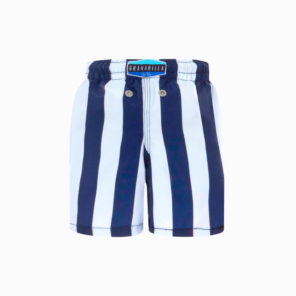 Kids Swim Shorts | Stripe / Navy