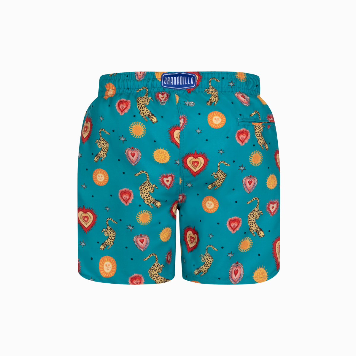 Mid-length Swim Shorts | Sphinx / Teal