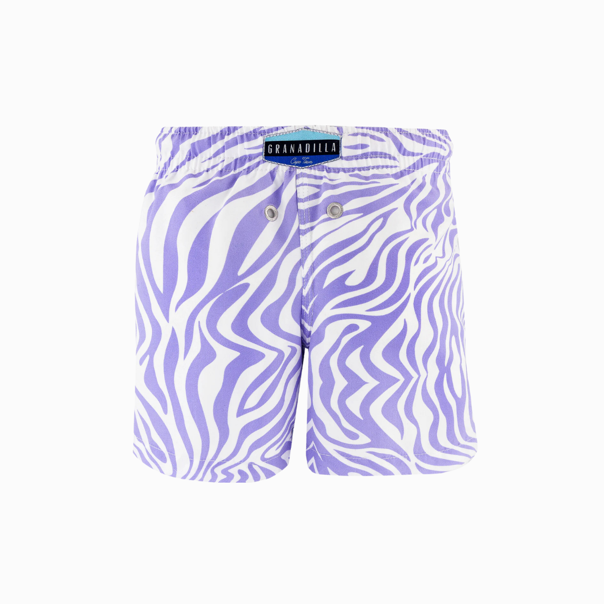 Kids Swim Shorts | Zebra / Lilac