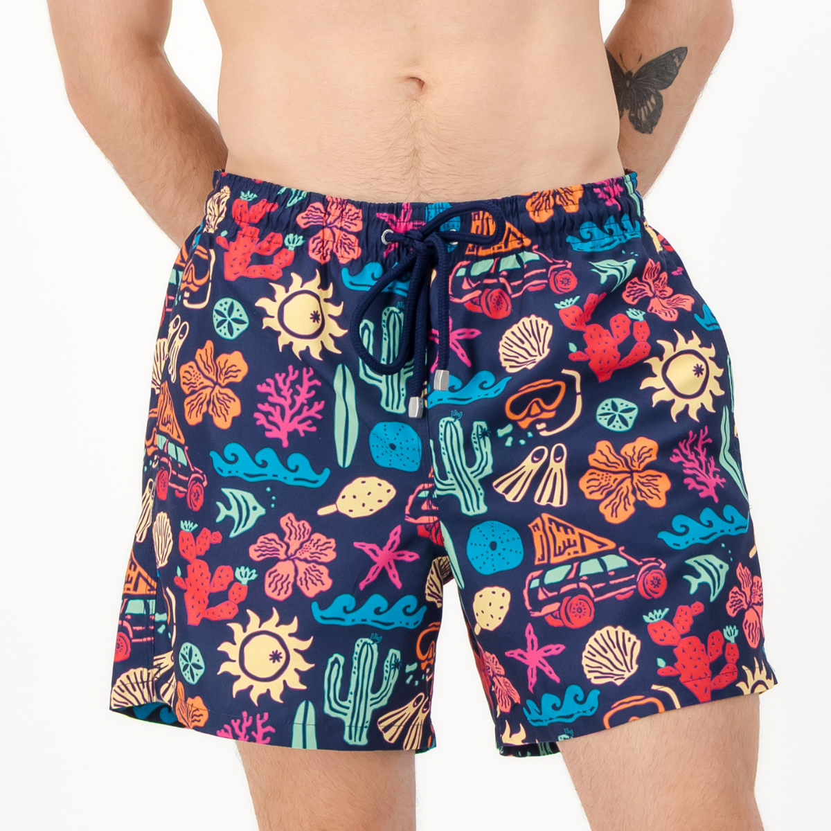 Mid-length Swim Shorts | Adventure / Navy