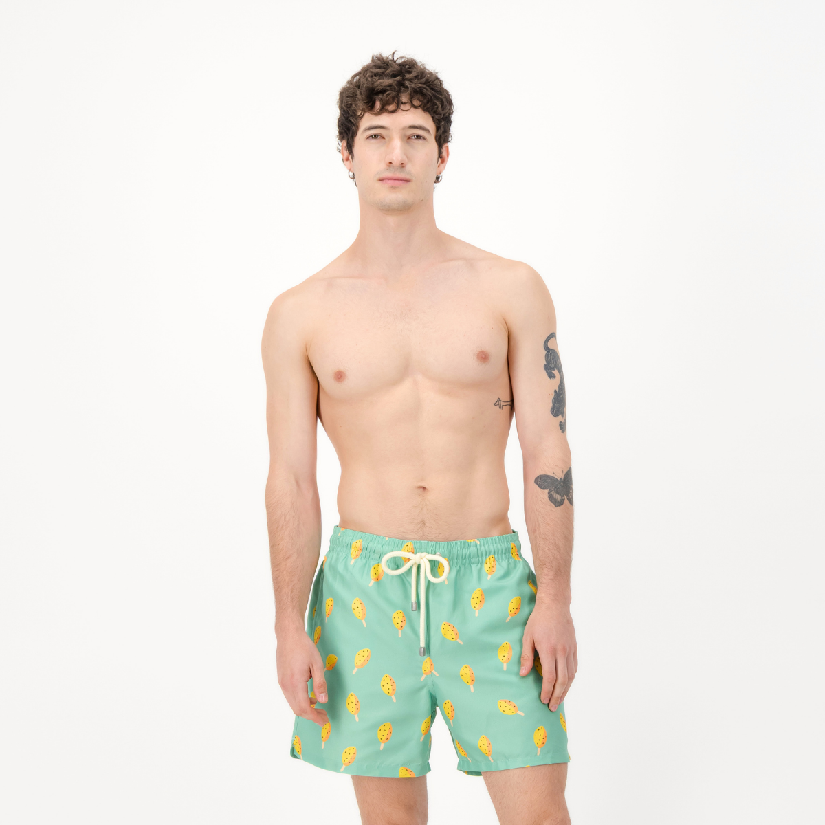 Mid-length Swim Shorts | Lolly / Sage
