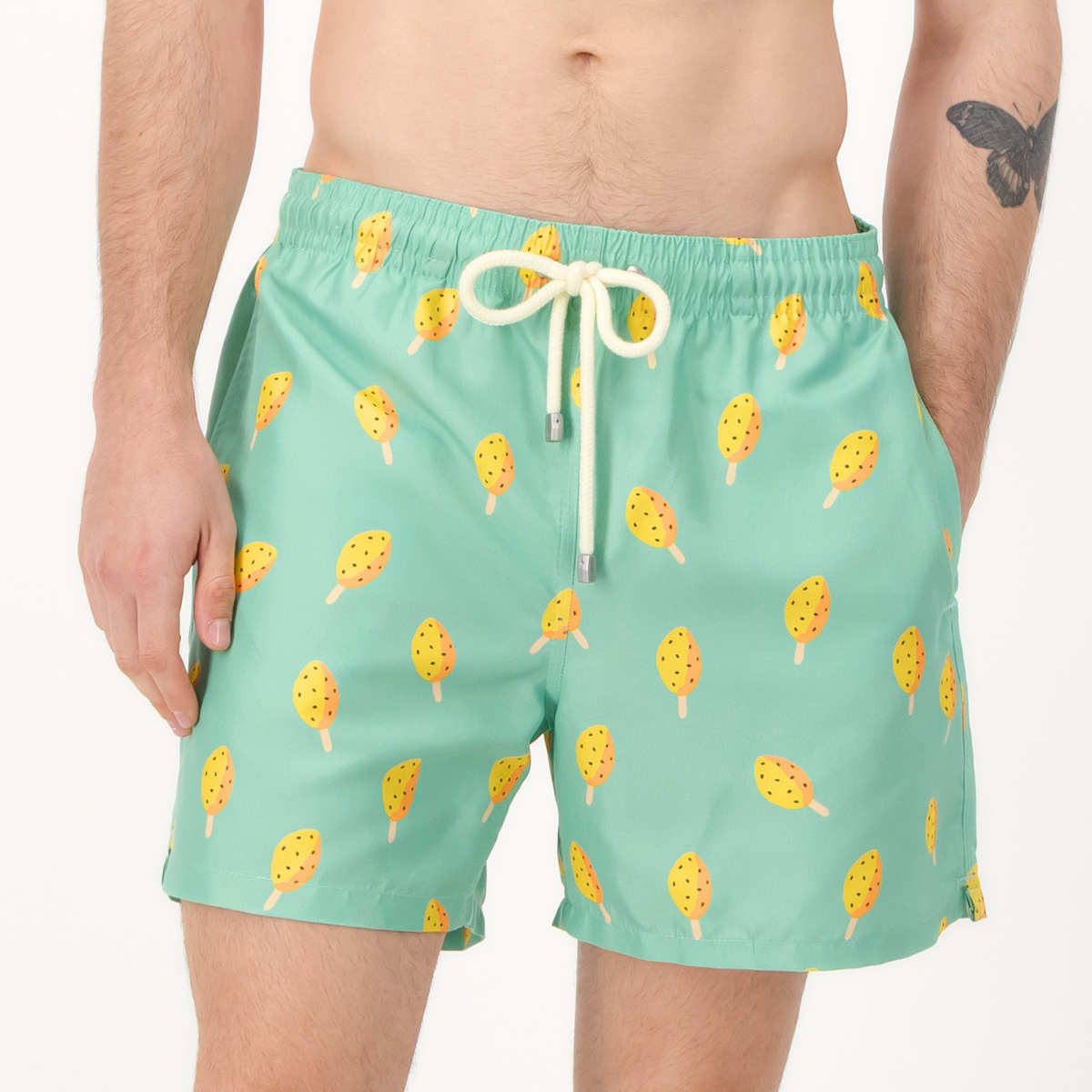 Mid-length Swim Shorts | Lolly / Sage