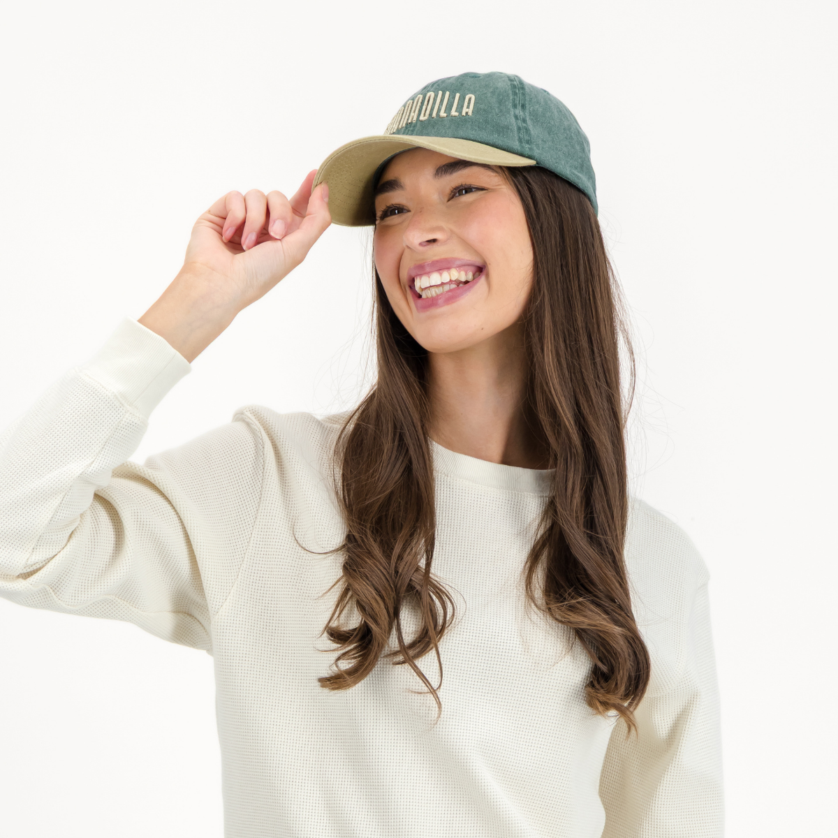 Peak Cap | Two Tone / Olive and Stone