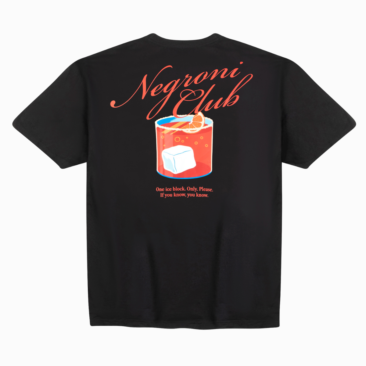 Loose Black Tee | Negroni Club