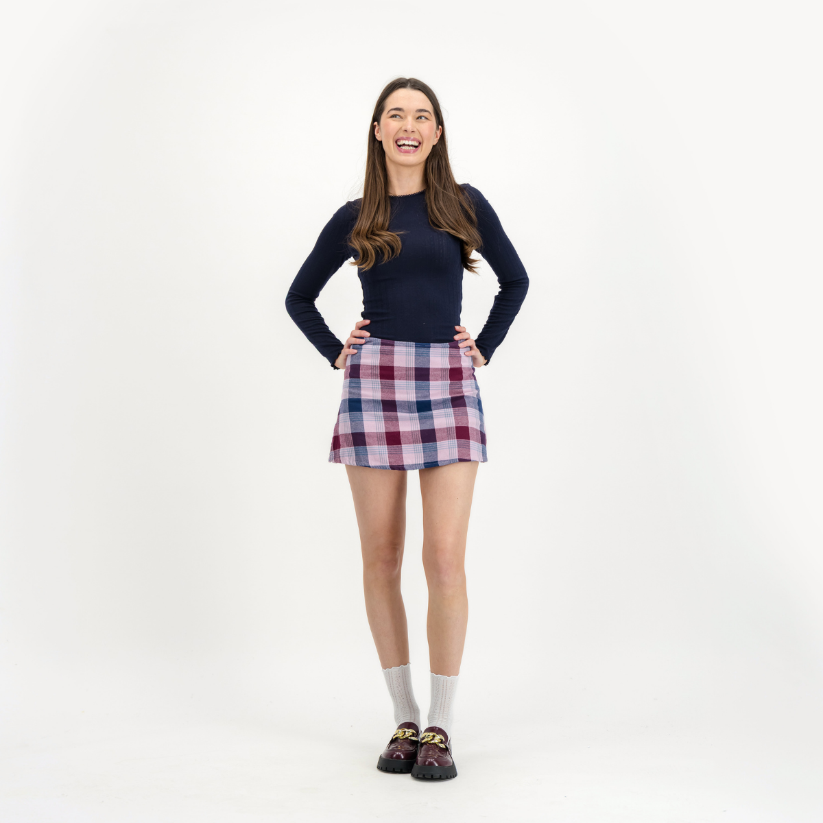 Womens Mini Skirt | Duffy / Pink