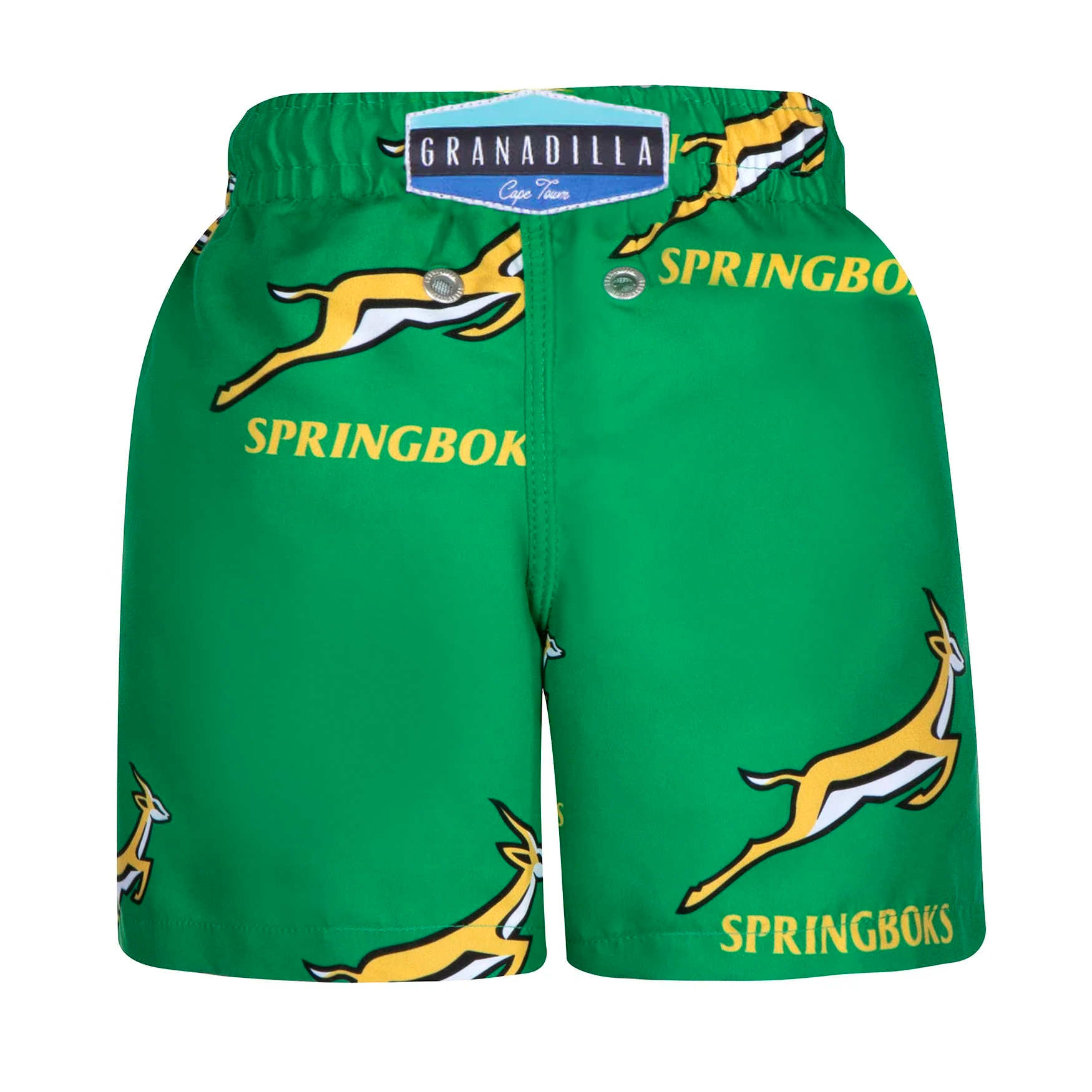 Kids Swim Shorts | Springbok / Green