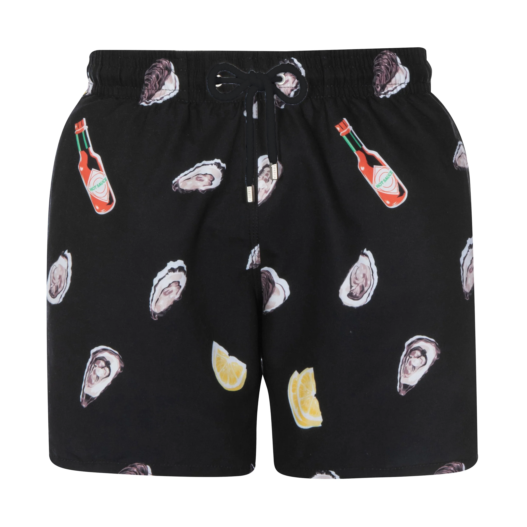Mid-length Swim Shorts | Oysters / Black