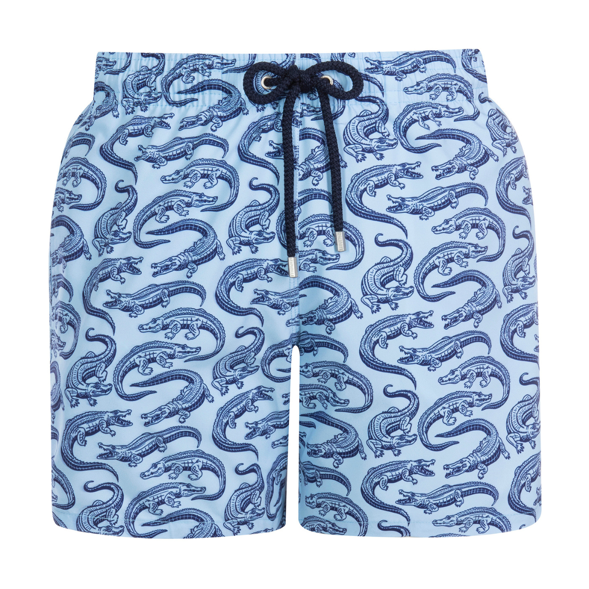 Mid-length Swim Shorts | Crocodiles / Blue