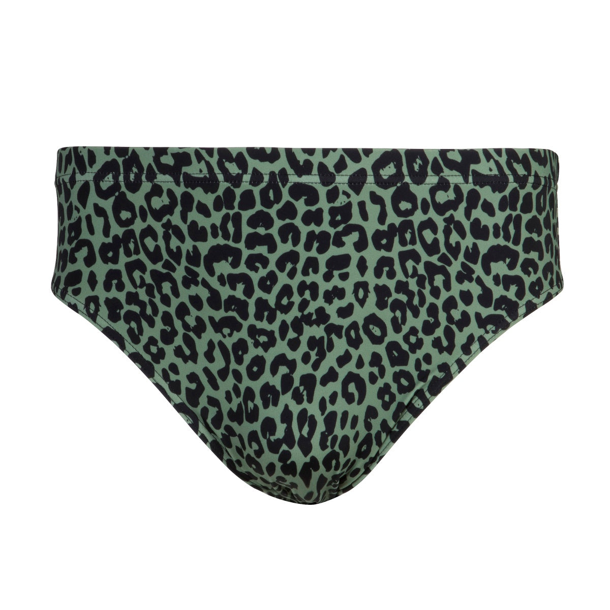 Briefs | Men Olive Leopard Print