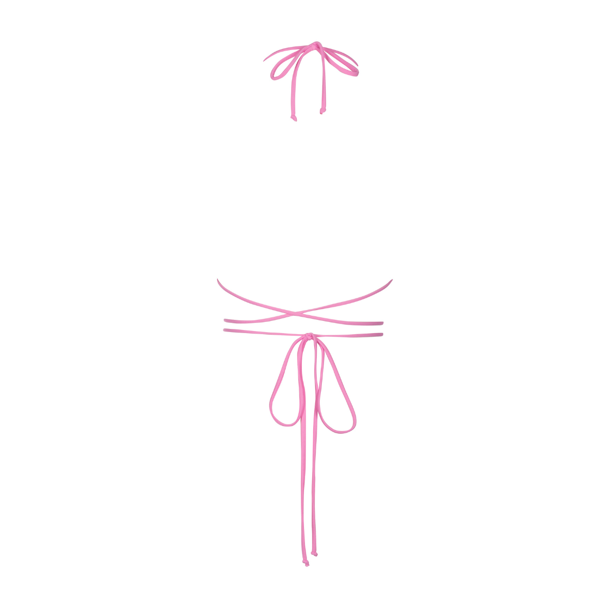 Strappy Bikini Top | Pink